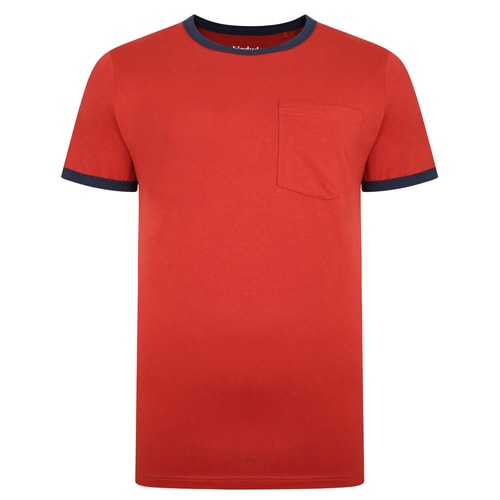 Bigdude Ringer T-Shirt Pepper Red